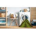 thumbnail image 2 of Ahgly Company Tapis d'Intérieur Lavable en Machine Carré Vert Pistache Transitionnel, 6 Pieds Carré, 2 of 7