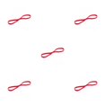 thumbnail image 2 of QualitChoice Serre-Tête Extensible Bandeau de Sport Réglable Style Simple Élastique Accessoires de Coiffure Femmes Hommes pour Yoga Gym Rouge 5Ensemble, 2 of 6