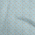 thumbnail image 1 of oneOone Cotton Poplin Twill Light Blue Fabric Random Sewing Material Print Fabric By The Yard 56 Inch Wide, 1 of 5