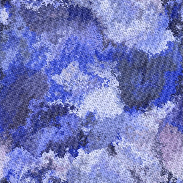 Ahgly Company Tapis d'Intérieur Lavable à la Machine, Carré, Transitionnel, Bleu, Tapis de Zone, 6 Pieds Carré