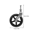 thumbnail image 2 of NIYANGLE Wheelchair Front Caster with Fork and Bearing 1 Set Assorted Color 9.82X5.70X1.45in, 2 of 8