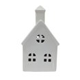 thumbnail image 1 of FRAÎCHE Holiday Ceremic House Décor, 7-in, 1 of 6