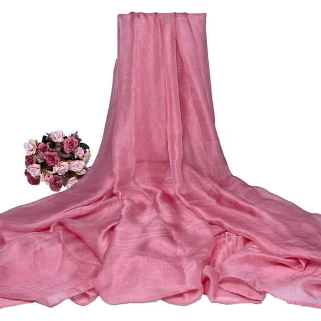Xingzhi Versatile Long Scarf For Different Outfits And Occasions Made With Chiffon Long Shawls And Wraps lotus red