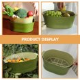 thumbnail image 3 of GOOHOCHY Cesta coladora de doble capa para lavar frutas y verduras en la cocina., 3 of 8
