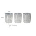 thumbnail image 2 of Glass Tealight Holders Forest Winter - Set of 3, 2 of 3