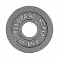 thumbnail image 1 of CAP Barbell 2-Inch Olympic Cast Iron Weight Plate, Grey, 2.5 lb, 1 of 4