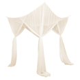 thumbnail image 3 of Baldaquin de Lit à 4 Poteaux, Draperie, Moustiquaire, Décoration pour, 3 of 7