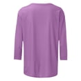 thumbnail image 5 of Amzcrzy Hauts pour Femmes T-Shirts Graphiques de Noël pour Femmes Mode Xmas Col Rond Manches 3/4 Hauts pour Femmes Décontractés Confortables Hauts d'Automne pour Femmes, 5 of 5