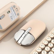 PEONAVET Wireless Moused Wireless Moused Wireless Mouse Bluetooth+2.4G Dual Mode Mute Cute Laptop Computer Office Home Charging Mouse