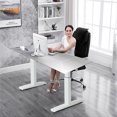 thumbnail image 4 of Costway Cadre de Bureau Debout Électrique Moteur Simple Hauteur Réglable avec Contrôleur Blanc, 4 of 10