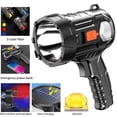 thumbnail image 4 of Pisexur Rechargeable Spotlight, Led Lights Handheld Large Flashlight Super Bright Outdoor Solar Spotlights Searchlight . on Clearance, 4 of 9