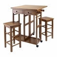 thumbnail image 3 of Winsome Suzanne 3-Pc Space Saver Set, Teak, 3 of 6