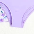thumbnail image 3 of Sunnyoo Maillots de Bain 3 Pcs à Fleurs pour Petites Filles, Bikinis avec Paréo, Tailles 3-7, 3 of 6