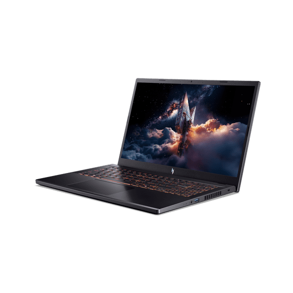 Portable de jeu Acer Nitro V 15, écran IPS FHD 165 Hz de 15,6 po, NVIDIA GeForce RTX 4050 6 Go, mémoire DDR5 de 8 Go, SSD PCIe de 512 Go, Windows 11