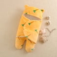 thumbnail image 2 of XZNGL Newborn Baby Boy Girl Cute Print Flannel Receiving Sleeping Blanket Wrap Swaddle, 2 of 3