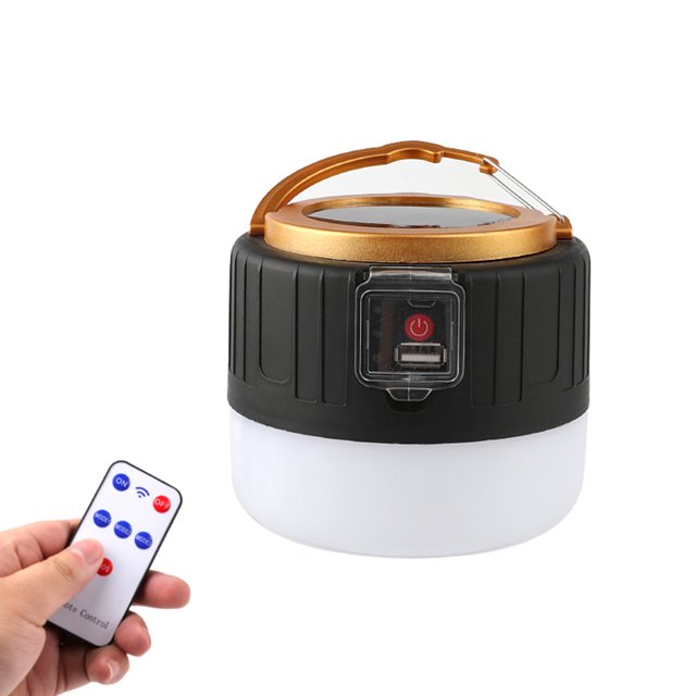 Mistaha Outdoor Solar Camping Light Emergency Lamp With Remote Control Solar Powered LED Lights Tent