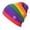D, variant on Mens Winter Hat Winter Mens Ladies Ice Cap Rainbow Ski Hat Double Knit Warm Ski Hat Men's Winter Hat