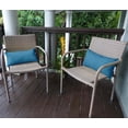 thumbnail image 4 of VargottamIndoor/OutdoorPolyester FabricLumbarPillowCover,All-Weather Waterproof Rectangular Cushion Case for Patio Furniture,12" x 18"Set of 2-Medium Blue, 4 of 7