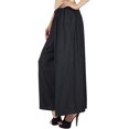 thumbnail image 2 of Bimba Women Flaired Rayon Plain Elastic Waist Wide Leg Palazzo Custom Pants, 2 of 5