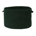 thumbnail image 1 of Colonial Mills BR64A018X018 Boca Raton - Dark Green 18 in. x 12 in. Utility Basket, 1 of 1