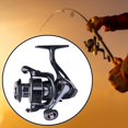 thumbnail image 2 of S SERENABLE Moulinet Baitcasting 5.0:1 Rapport de Vitesse Poignée Confortable Moulinet de Moulage Ultraléger VK4000, 2 of 9