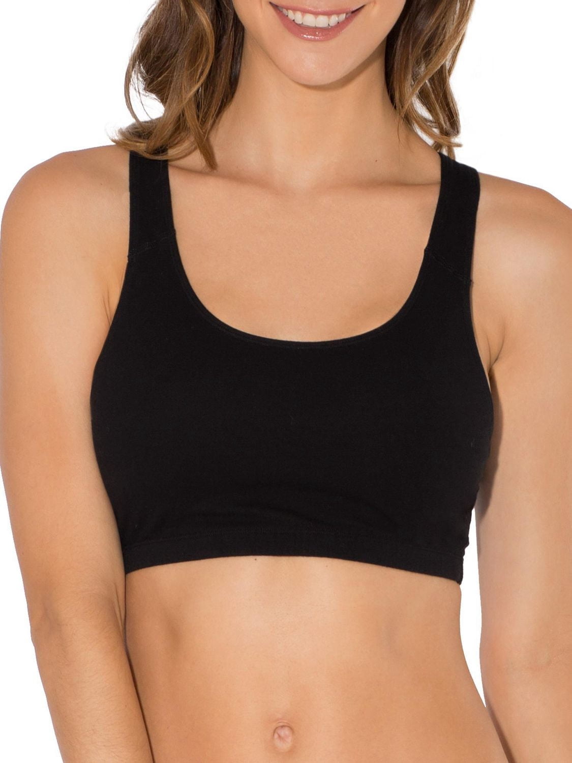 Fruit of the Loom Women's Tank Style Racerback Cotton Sports Bra