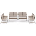 thumbnail image 2 of Costway 8 PCS Patio Furniture Set Patio Loveseat Sofa with 2 Coffee Tables 4 Single Couch, 2 of 7