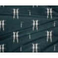 thumbnail image 4 of oneOone Polyester Lycra Fabric Ikat Style Kasuri Printed Craft Fabric BTY 56 Inch Wide, 4 of 4