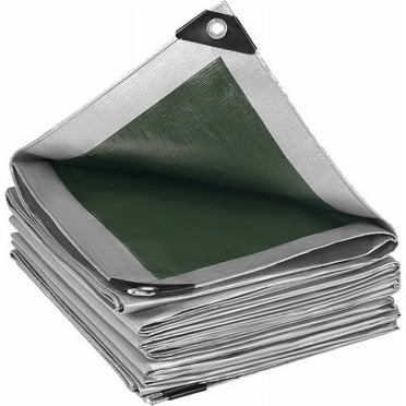 Multi-Purpose Tarp, Heavy Duty Waterproof Durable Shelter with Reinforced Edges for Versatile Outdoor Use (3x5m)