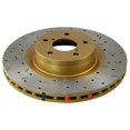 thumbnail image 1 of DBA 4908XS Rear Drilled & Slotted 4000 Series Rotor for 7 by 90-96 Turbo & 6 by 89-96 Non-Turbo 300ZX, 1 of 1