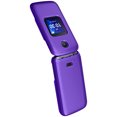 thumbnail image 4 of Étui pour Téléphone Alcatel Go Flip 4 / TCL Flip Pro, Étui Protecteur Rigide Mince Nakedcellphone avec Texture à Grille - Violet, 4 of 7