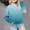 thumbnail image 2 of Yuyuzo Chandails en Molleton pour Filles Col Rond Manches Longues Décontracté Confortable Bloc de Couleur Pull d'Automne, 2 of 4