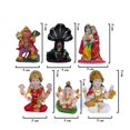 thumbnail image 2 of Accent Collection Mini Hindu Gods Mini Figurines Set Home Hindu decor Lord krishna statue resin, 2 of 3