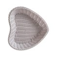 thumbnail image 2 of TUWABEII Heart Shaped Remote Control Wedding Candy Box Plastic Basket Jewellery Desktop Storage Basket Rattan Storage Basket Woven Woven Basket Home Storage and Organization On clearance, 2 of 7