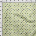 thumbnail image 4 of oneOone Viscose Jersey Medium Yellow Fabric Ocean Turtles Craft Projects Decor Fabric Printed By The Yard 60 Inch Wide, 4 of 4
