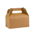 thumbnail image 1 of Cake Storage Box with Handles Party Boxes Food Snacks Gifts Packaging Case Egg Tart for Home Restaurant Bakery Brown, 1 of 9