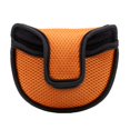 thumbnail image 1 of Portable Golf Putter Mallet Cover Headcover Protect Clubs for Men Women Gift Orange, 1 of 8