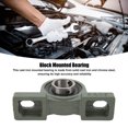 thumbnail image 3 of Block Mounted Bearing, Heavy Duty Cast Iron  To Mount 1in Pillow Block Bearings Self Aligning  For Textile Industry, 3 of 8