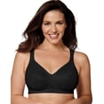 thumbnail image 1 of Playtex Womens 18 Hour Front Close Posture Bra, 40DD, Black, 1 of 3