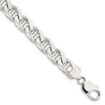 thumbnail image 1 of Sterling Silver 10.5mm Flat Anchor Chain (Weight: 38.78 Grams, Length: 8 Inches), 1 of 1