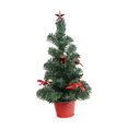 thumbnail image 4 of 16inch Artificiel Arbre de Table Décoratif pour les Fournitures de Fête Table de Vacances Rouge, 4 of 8