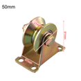 thumbnail image 1 of BTOER Track Pulley V Type Steel Cable Pulley For Ropes 1-8mm Cable Pulley With 2 Ball Bearing 30mm 50mm 60mm 80mm 95mm, 1 of 7