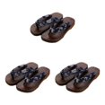 thumbnail image 2 of ZheElen Japanese Clogs Slippers Geta Sandals Flip Flops for Men Women 36 Blue Round Size 41 3Set, 2 of 6