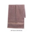 thumbnail image 3 of Adult Thick Towel, Household Polyester Absorbent Face Towel, Soft Comfortable, Excellent Water Absorption, Durable Thickened Design, Easy To Clean, 29.53x13.38in, 3 of 6