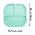 thumbnail image 3 of Plateau à Compartiments en Silicone, Plat de Service Polyvalent, Contenant Alimentaire pour Table à Manger, Cuisine, Salon 187x18x3 cm, 3 of 6