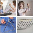 thumbnail image 4 of 5 Ensembles d'Instruments de Musique Triangulaires, Instrument de Percussion, Cloche Triangulaire avec Percussions pour Enfants, 4 of 9