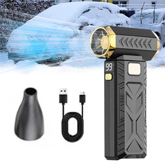 Aufmer 3 Pcs Outil Efficace de Déneigement à Turbine, Souffleur Sans Fil pour Dégivrage et Nettoyage Intérieur, Parfait pour l'Entretien Hivernal des Fêtes