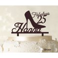 thumbnail image 1 of Custom Birthday Cake Topper Personalized Brown Cake Topper Color Option Available 5-7 Inches Wide, 1 of 1