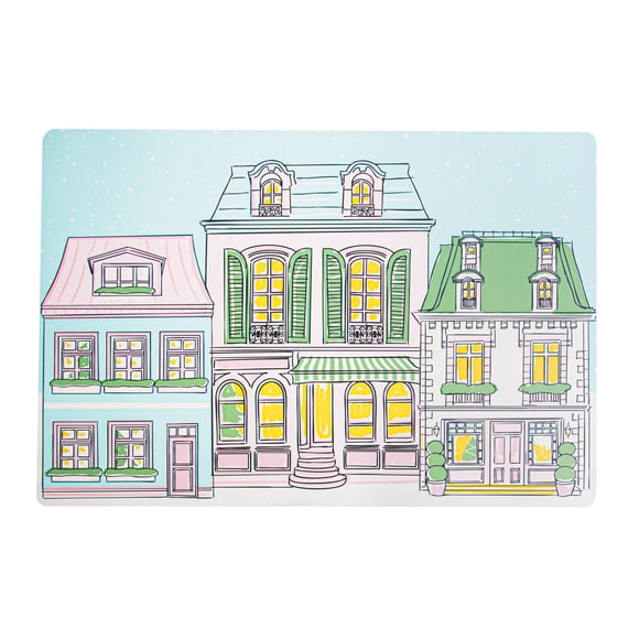 Holiday Time Maison De Noel Collection plastic placemat