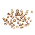 thumbnail image 1 of Insert en Laiton Moleté Insert en Laiton Moulé dans Insert 50 Pcs M3 Cylindre en Laiton Moleté Rond Moulé dans Insert Écrous Encastrés M3x5x5.3, 1 of 8